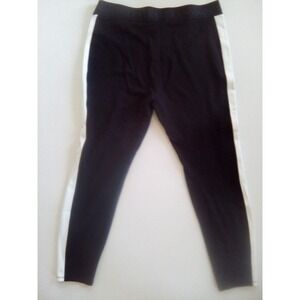 Simply Vera Vera Wang Women's Athletic Leggings Size (LG) Color‎ Black & White